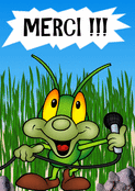 Chantons Merci avec la sauterelle joyeuse